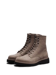 Calvin Klein Brown Lace Up Suede Boots - Image 3 of 7