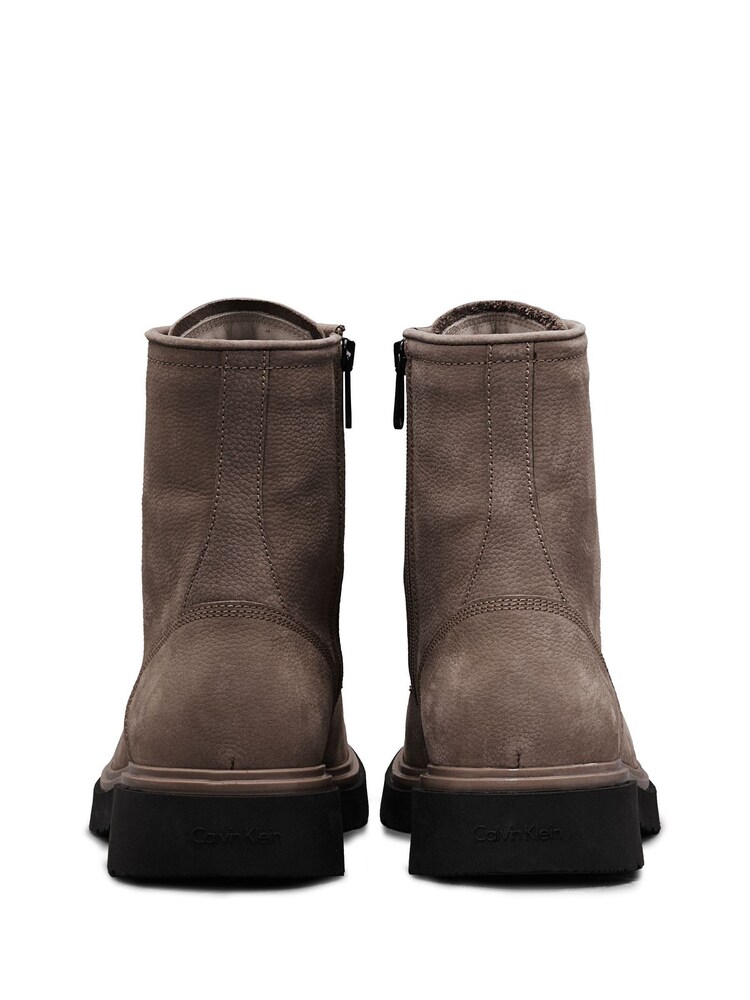 Calvin Klein Brown Lace Up Suede Boots - Image 4 of 7