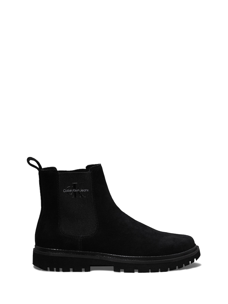 Calvin Klein Black Iconic Chelsea Boots - Image 1 of 7