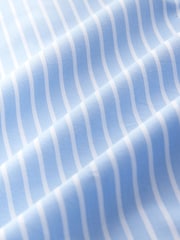 Blue Stripe 100% Cotton Relaxed Fit Long Sleeve Shirt - Image 3 of 3
