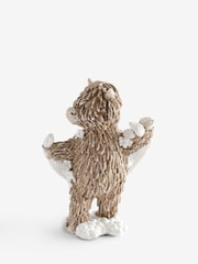 Natural Hamish the Highland Cow Bathroom Towel Ornament - Image 3 of 4