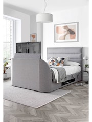 Kaydian Marbella Grey Kirkby TV Side Lift Ottoman Storage Bed - Image 2 of 4