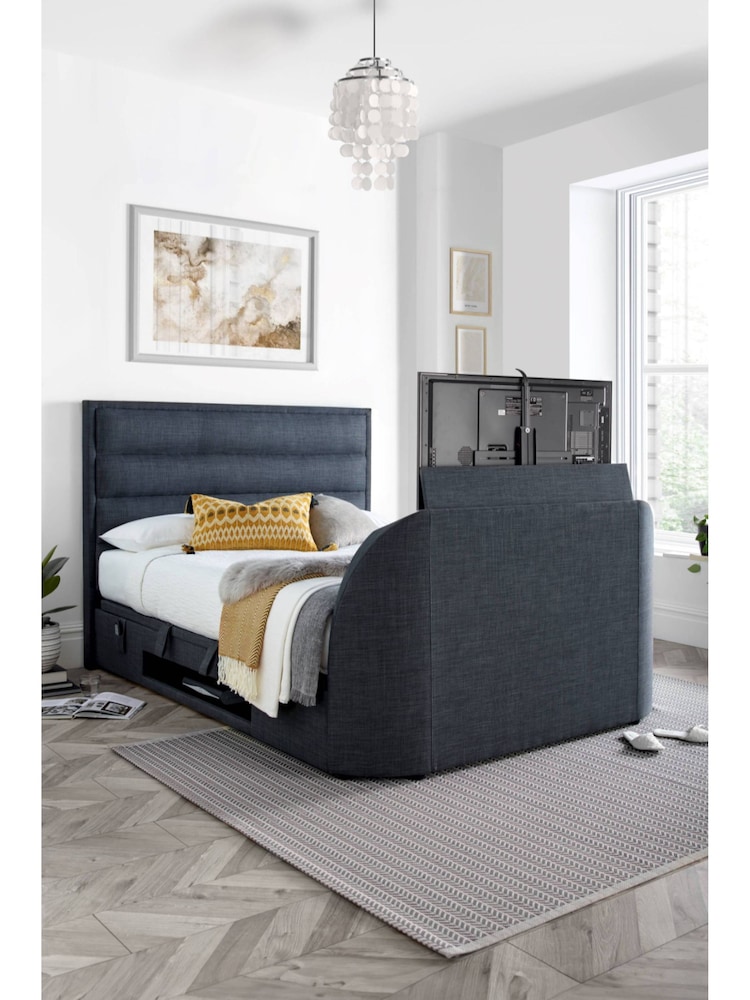 Kaydian Slate Kirkby TV Side Lift Ottoman Storage Bed - Image 1 of 4