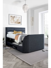 Kaydian Slate Kirkby TV Side Lift Ottoman Storage Bed - Image 2 of 4