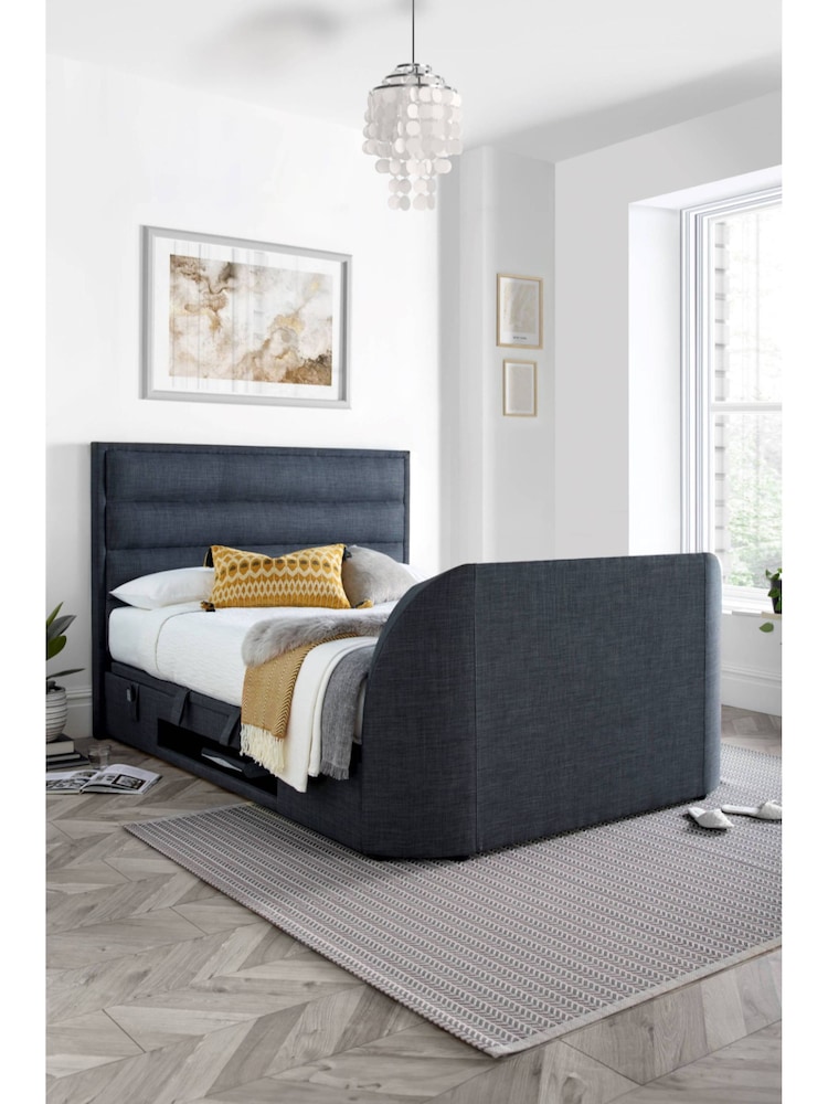 Kaydian Slate Kirkby TV Side Lift Ottoman Storage Bed - Image 4 of 4