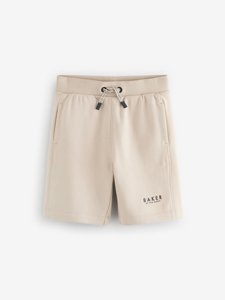 Baker by Ted Baker Ecru/Navy 100% Cotton Shorts 2 Pack - Image 2 of 6 Baker by Ted Baker Ecru/Navy 100% Cotton Shorts 2 Pack - Image 2 of 6