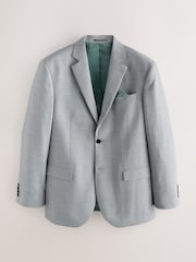 Light Grey Slub Texture Regular Suit - Image 1 of 1