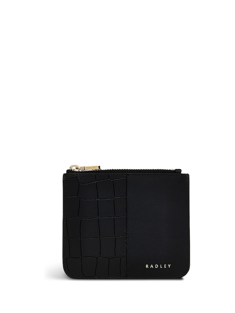 Radley London Small Mount Row Ziptop Coin Black Purse - Image 1 of 3