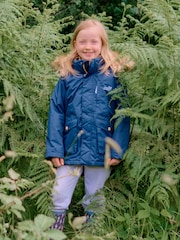 أزرق داكن أزرق - Muddy Puddles Waterproof 3-In-1 Parka Jacket - صورة 2 من 7