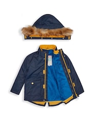 أزرق داكن أزرق - Muddy Puddles Waterproof 3-In-1 Parka Jacket - صورة 4 من 7