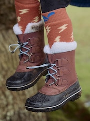 Muddy Puddles Kids Snowboots Fleece - Image 1 of 3