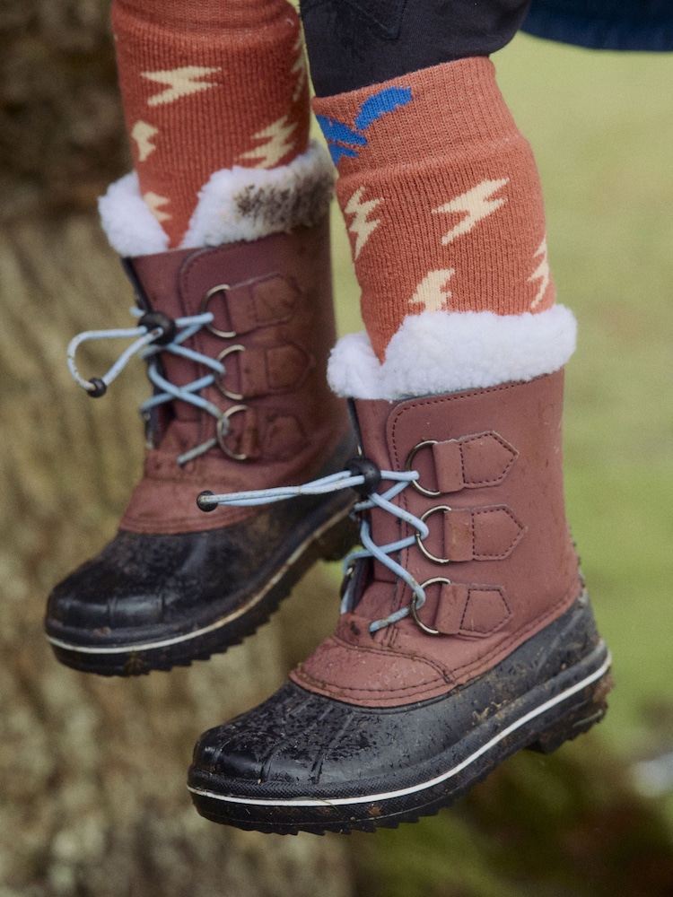 Muddy Puddles Kids Snowboots Fleece - Image 1 of 3