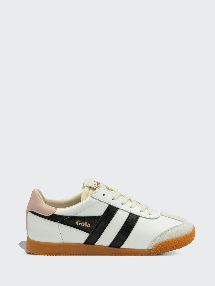Gola White Black Chalk Pink Womens Elan Trainers - Image 1 of 4