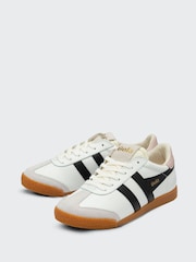 Gola White Black Chalk Pink Womens Elan Trainers - Image 2 of 4