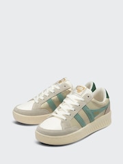 Gola Gold Green Mist Evergreen Womens Superslam Blaze Trainers - Image 2 of 4