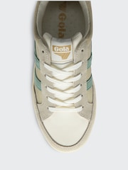 Gola Gold Green Mist Evergreen Womens Superslam Blaze Trainers - Image 4 of 4