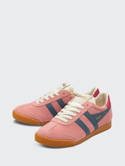 Gola Coral Pink Moonlight Raspberry Womens Elan Trainers - Image 2 of 4