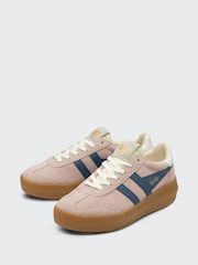 Gola Rose Moonlight Off White Gum Womens Athena Trainers - Image 2 of 3