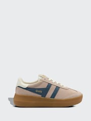 Gola Rose Moonlight Off White Gum Womens Athena Trainers - Image 3 of 3