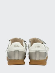 Gola Champagne Off White Giola Womens Silver Stadium 86 Trainers - Image 3 of 3