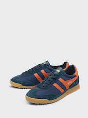 Gola Navy Moody Orange Mens Tornado Trainers - Image 2 of 4