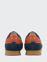 Gola Navy Moody Orange Mens Tornado Trainers - Image 3 of 4