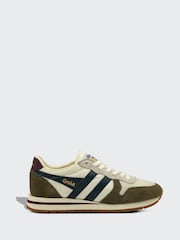Gola Off White/Khaki Navy Mens DAYTONA Trainers - Image 1 of 3