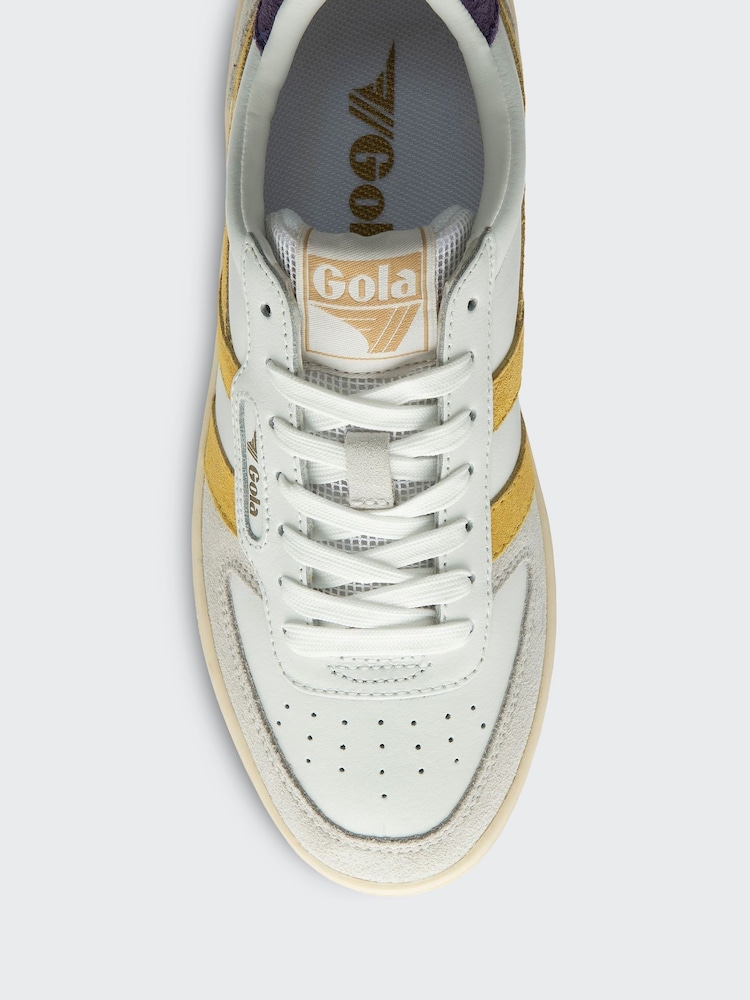 Gola Off White/Khaki Navy Mens DAYTONA Trainers - Image 3 of 3