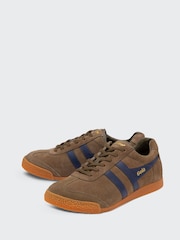 Gola Khaki Navy Mens Harrier Trainers - Image 2 of 4