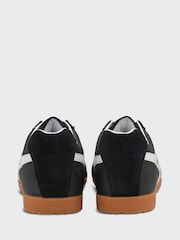 Gola Black White Mens Harrier Trainers - Image 3 of 4