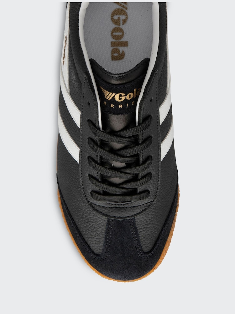 Gola Black White Mens Harrier Trainers - Image 4 of 4