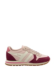 Gola Rose Cerise Off White Womens Daytona Trainers - Image 1 of 4
