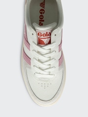 Gola White Candy/Moody Orange Womens Grandslam Trident Trainers - Image 4 of 4