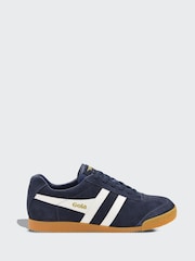 Gola Navy White Mens Harrier Trainers - Image 1 of 4