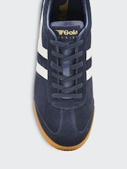 Gola Navy White Mens Harrier Trainers - Image 4 of 4