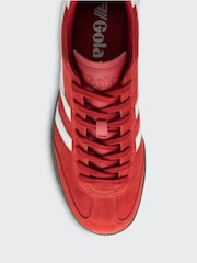 Gola Deep Red White Dark Gum Mens Viper Trainers - Image 4 of 4