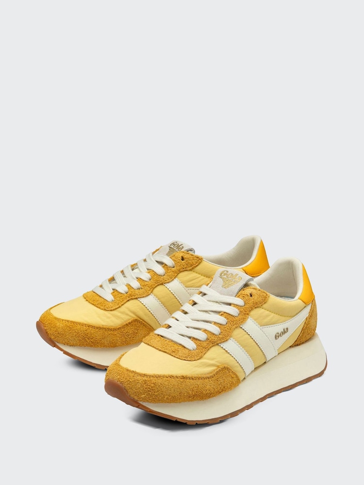 Gola Pollen Sun Off White Womens Arizona Trainers - Image 2 of 4
