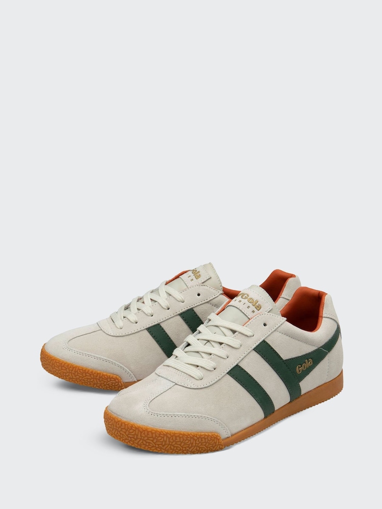 Gola Off White Evergreen Moody Orange Mens Harrier Trainers - Image 2 of 4