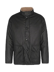 Barbour® International Winkirk Wax 100% Cotton Black Jacket - Image 7 of 7