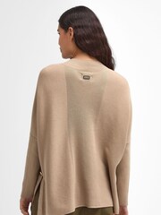 Barbour® International Natural Sunita Knitted 100% Cotton Jumper - Image 2 of 7