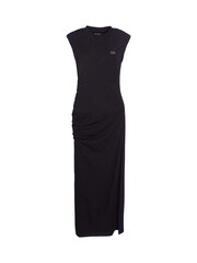 Barbour® International Callie Black Midi Dress - Image 7 of 7