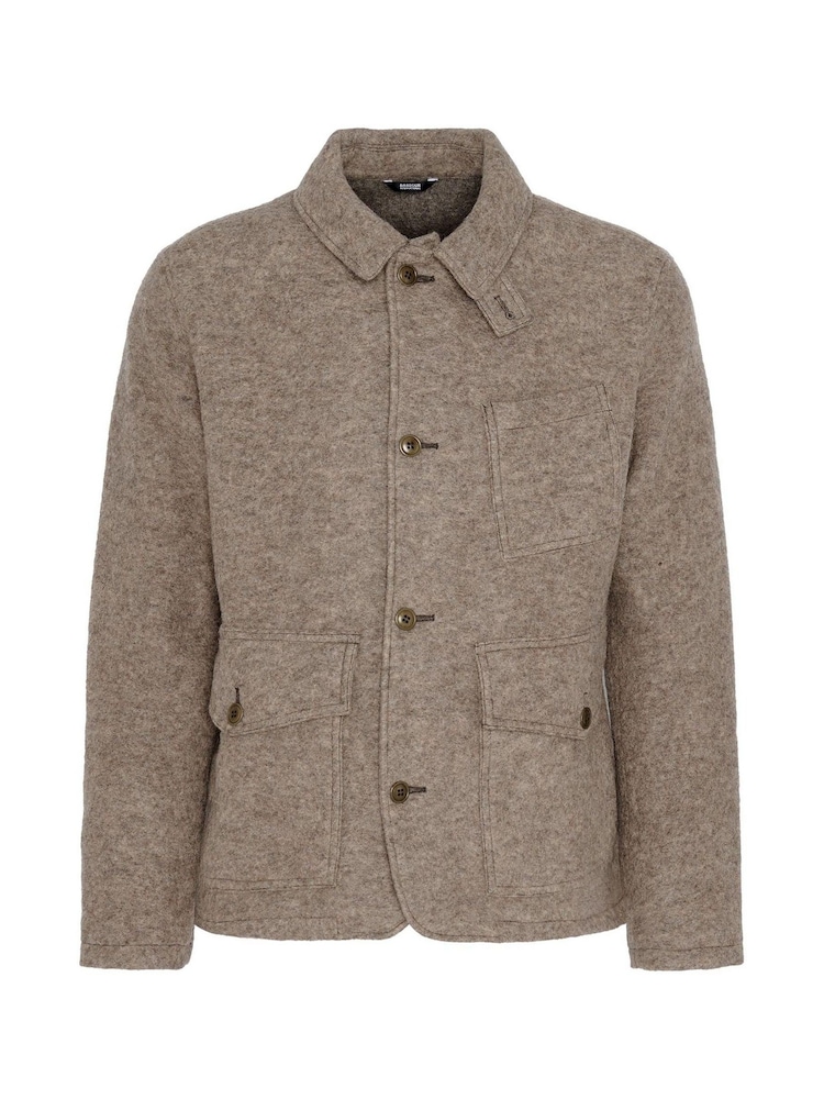 Barbour® International Natural Allmoor Wool Jacket - Image 6 of 6