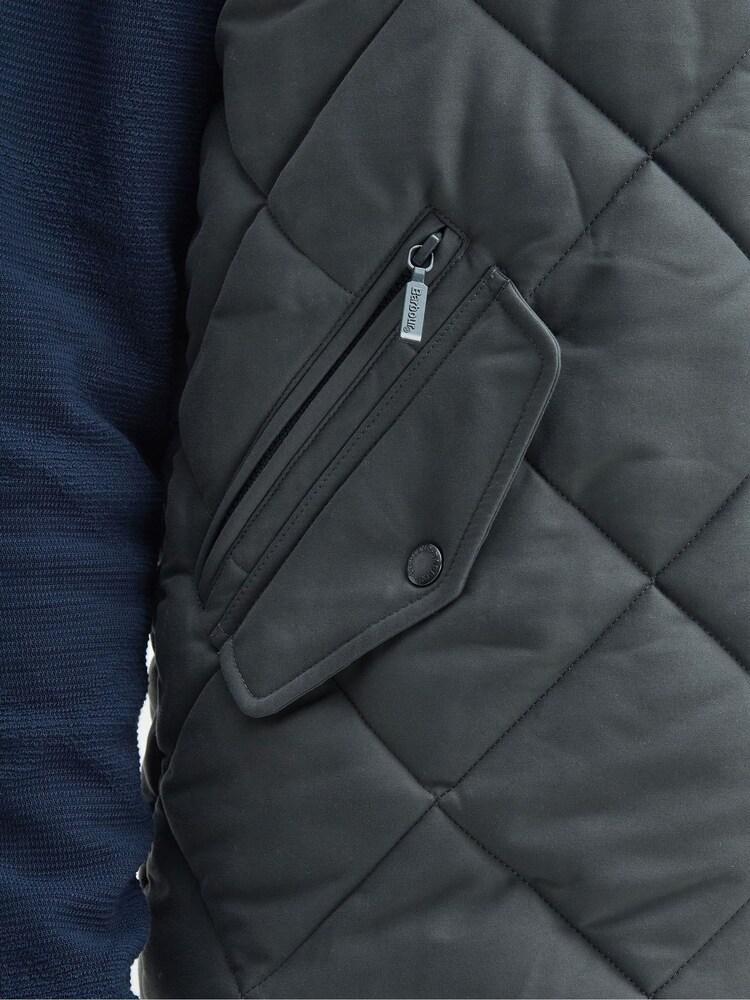 Barbour® Grey City Chelsea Quilted Gilet - Image 9 of 9
