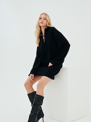 Barbour® International Hailey Black Dress - Image 1 of 7
