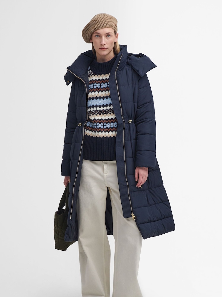 Barbour® Blue Manning Puffer Jacket - Image 1 of 9