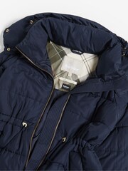 Barbour® Blue Manning Puffer Jacket - Image 8 of 9