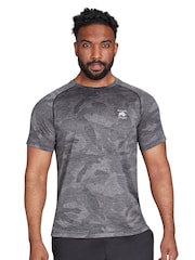 Raging Bull Performance Jacquard Knit Black T-Shirt - Image 1 of 4