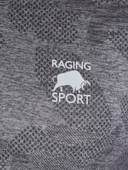 Raging Bull Performance Jacquard Knit Black T-Shirt - Image 4 of 4