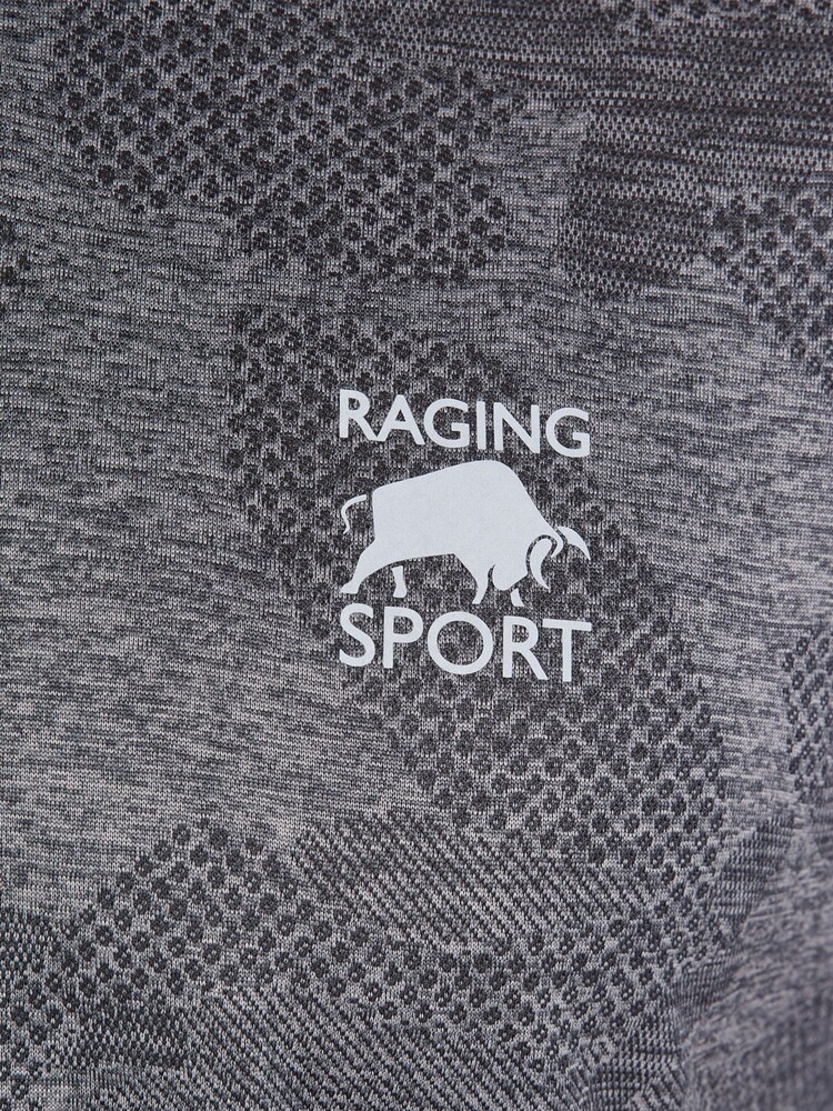 Raging Bull Performance Jacquard Knit Black T-Shirt - Image 4 of 4 Raging Bull Performance Jacquard Knit Black T-Shirt - Image 4 of 4