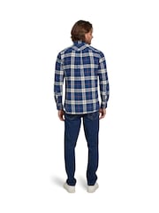 Raging Bull Large Blue Long Sleeve Plaid Brushed 100% Cotton Shirt - Image 2 of 7